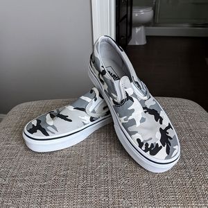 Camo slip on Vans